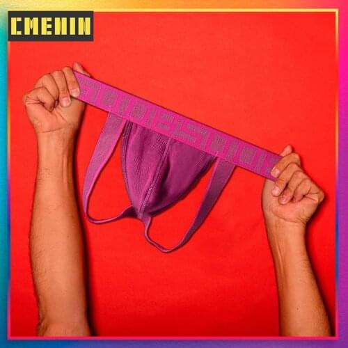 BS Cotton Underpants Gay Men Sexy Mans Underwear Thong Men Jockstrap High Quality Trunk Mens Thongs And G strings U Pouch BS3127