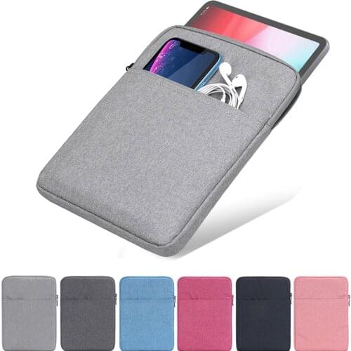Soft Tablet Pouch For iPad 9.7 2017 2018 Shockproof Sleeve Bag for iPad Air Air2 Universal Protective Case For iPad Pro 9.7