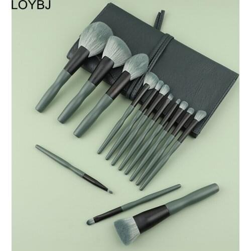 LOYBJ 14Pcs Makeup Brushes Set Beauty Brush Tool Face Powder Foundation Blush Eye Shadow Eyebrow Cosmetic Blender Make Up Brush