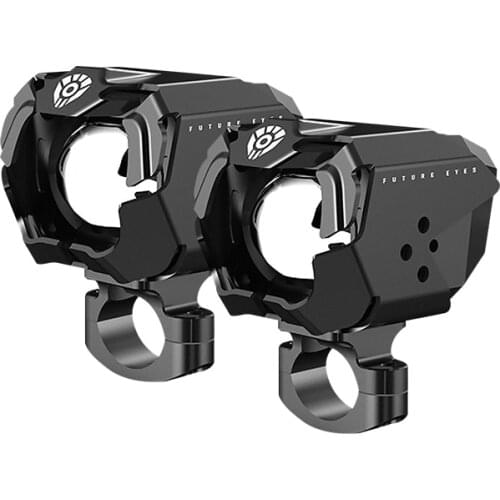 Future Eyes F30 Motorcycle Lens Modified Spotlight Electric Car Paving Far Near Light Integrated Tangent Light Burst Flashing