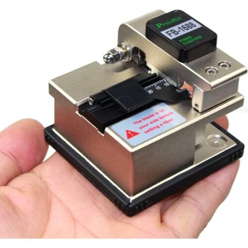 Pros'kit FB-1688 Fiber Optic Cleaver Proskit FTTH Fiber Welding Tool Cutter Made in Taiwan