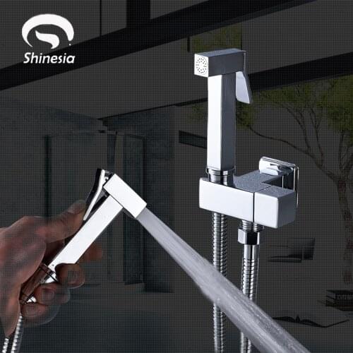 Shinesia Bidet Faucets Brass Bathroom Shower Tap Bidet Toilet Sprayer Bidet Toilet Washer Mixer Shower Jet Set With 1.5M Hose