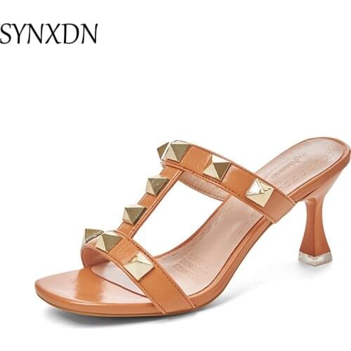 SYNXDN Women's Stiletto Heels