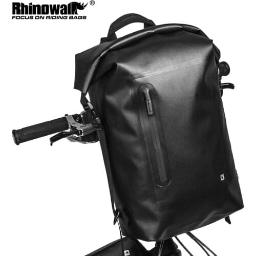 Rhinowalk Bicycle Folding bike handlebar 20L Bag Mountain Bike Waterproof Backpack Cycling Travel pannier RK18990