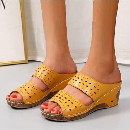 Womens Sandals Platform Wedges Summer Sandals Shoes Fashion Woman Sandals Casual Female Retro Shoes Woman Zapatillas Mujer