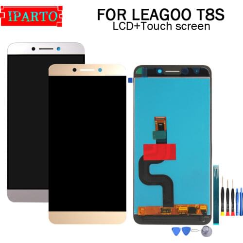5.5 inch for LEAGOO T8S LCD Display+Touch Screen Digitizer Assembly 100% Original New LCD+Touch Digitizer for T8S