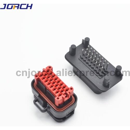 1 set 23pin Male Female waterproof Tyco AMP Automotive ECU Connector plug 776228-1 770680-1 with pins