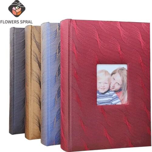 6-Inch High-End Golden Velvet Cover Album Can Hold 300 6-Inch Photo Collections, Family And Children Photo Postcard Collections