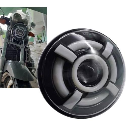 7 inch LED Headlights for Harley Motorcycle Projector DRL LED Moto Headlamp Light for Jeep Wrangler JK LJ CJ FLSTC Ultra Classic