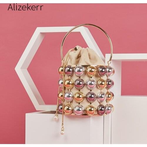 Женские золотые клатчи Alizekerr China At AliExpress
