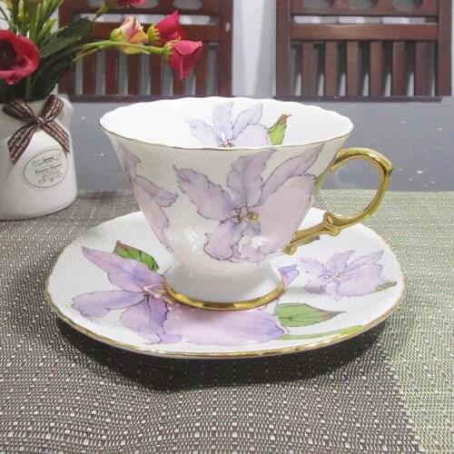 English personalized coffee cup set ceramic household European English afternoon tea set black tea cup Bone China small luxury