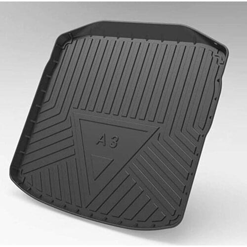 XEILK Car All Weather Waterproof Protector Pad Rear Cargo Liner Trunk Tray Floor Mat for Audi Sedan A3 2014-2016 (Type B)