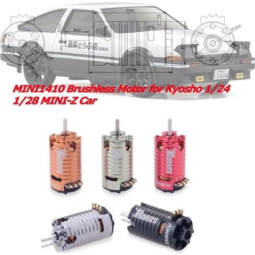 Brushless Motor for Kyosho Mr03 Pro 1/24 1/28 1/32 MINI-Z RC Drift Car 1PC 2500KV 3500KV 5500KV 7500KV 9500KV