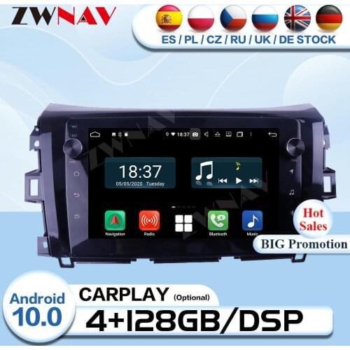 Carplay 2 Din Android 10.0 Multimedia For Nissan Navara 2016 CAR Radio Receiver Audio Stereo GPS Video Player Navi IPS Head Unit