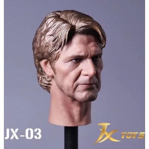 Custom Old Han Solo 1/6 Scale Head Movie Masterpiece Star Force Of Arousal Fit 12" Body Toys In stock