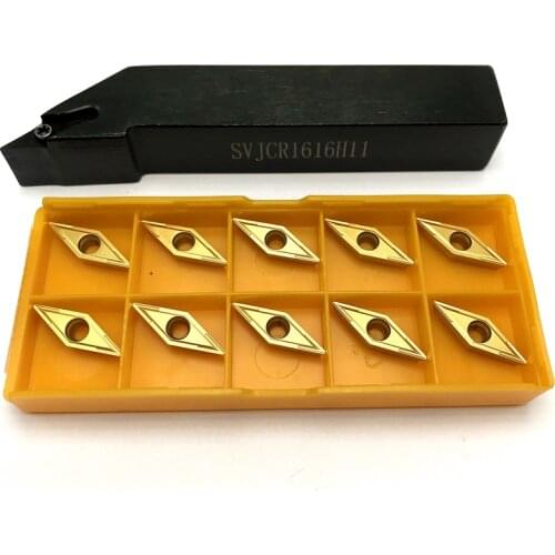 SVJCR1616H11 SVJCR2020K11 SVJCR1010H11 SVJCR1212H11 External Turning Tool Holder For VCMT 110304 Carbide Inserts