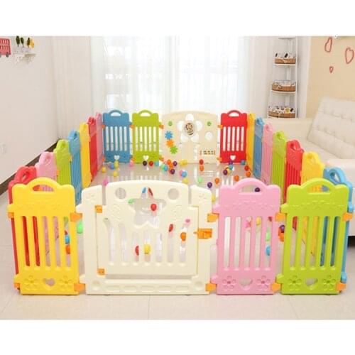 Childrens Playpen Baby Dry Ball Pool Kids Plastic Fence Toy Activity Star Gear Safety Barrier Newborn Crawling Indoor Game Yard