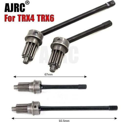 For 1/10 TRAXXAS TRX4 TRX6 metal drive shaft front wheel door bridge drive output shaft universal joint CVD
