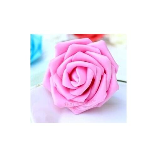 Hot Sale!! 50pcs Multi Color Pretty 7cm Big Foam Rose Stem for Wedding Decoration Candy Gift Box Flower Crafts FREE SHIPPING