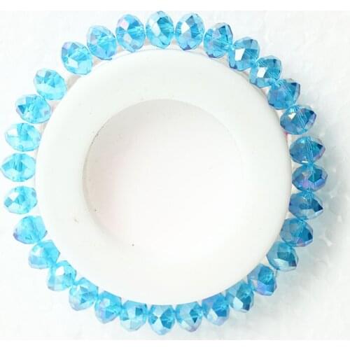 ISINYEE Fashion Glass Crystal Beads Bracelet For Women Little Girls Kids Yoga Prayer Bracelets Hand Jewelry