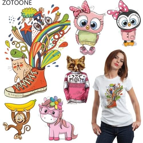 ZOTOONE Creative Iron on Transfer Patches Stripes on Clothing Diy Patch Heat Transfer for Clothes Decoration Stickers Kid Gift G