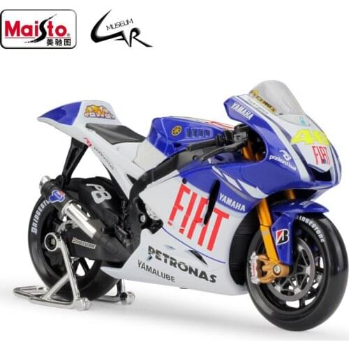 Maisto 1:10 Model Car Simulation Alloy Metal Toy Motorcycle Childrens Toy Gift Collection Model Toy Fiat Yamaha MotoGP 2009