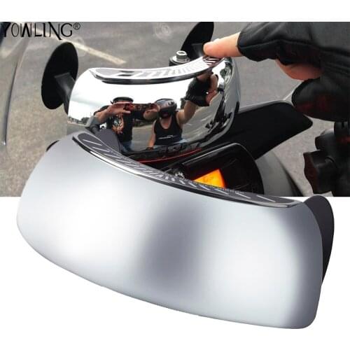 Motorcycles Accessories 180 degree wide angle vision Convex Mirror rearview mirror For Honda Kawasaki BMW SUZUKI