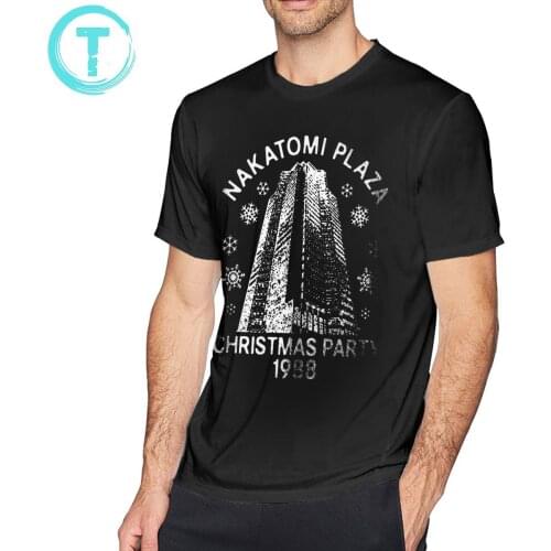 Die Hard T Shirt Nakatomi Christmas T-Shirt Funny 6xl Tee Shirt Mens Cotton Graphic Casual Short Sleeve Tshirt