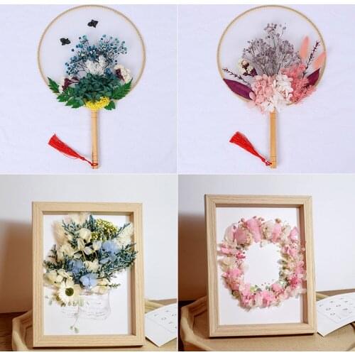 Immortal Dried Flower Material Package Fauvism Handmade Floral Products Wedding Decora Silk High-Quality Banquet Hall Decoration