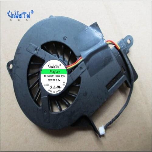 2pcs New CPU fan for DC5V 0.5A bare fan BS5505H2B Wire Length: 70mm, 3wire 3-pin connector