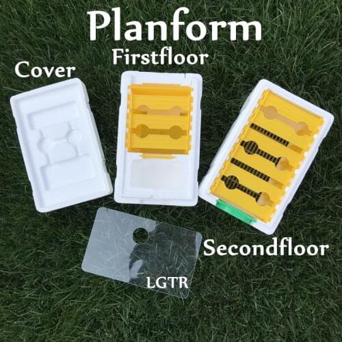 Beekeeping Queen Bees Mating Hive Double-Deck Bubble Hive For Beekeeper Frames Honey Combs Transport The Bees Mini Hive