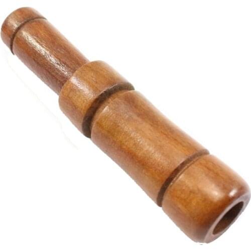 Hunting Duck Decoy Duck Caller Outdoor Whistle Wooden Hunter Brown Oak Wood Sound Blowing Duck Caller