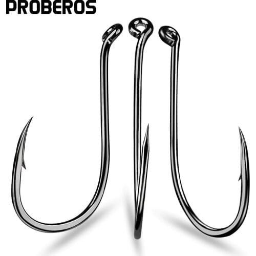 PROBEROS Fishing Hook 8299 1/0#-6/0# Octopus Hook 1000pc/lot HC-72A High-carbon steel fishhook