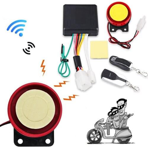 Remote Control Alarm Motorcycle Security Anti-Theft Scooter Motorcycle Security Alarm System Anti Theft Protection Motorbike