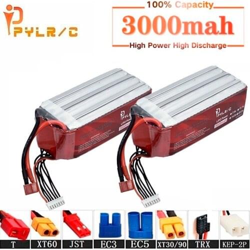 High Rate 22.2v 3000mAh Lipo Battery For RC Helicopter Parts 6s Lithium battery 22.2v 50C RC Cars Airplanes Drone Battery T/XT60