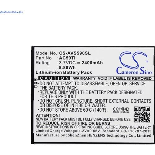 Cameron Sino High Quality 2400mAh Battery AC59Ti for Archos 59 Titanium