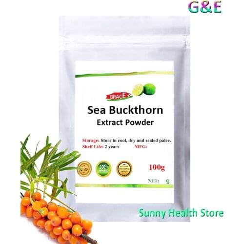 High quality Hippophae rhamnoides Extract 20:1,Seabuckthorn Fruit Extract Free Shipping