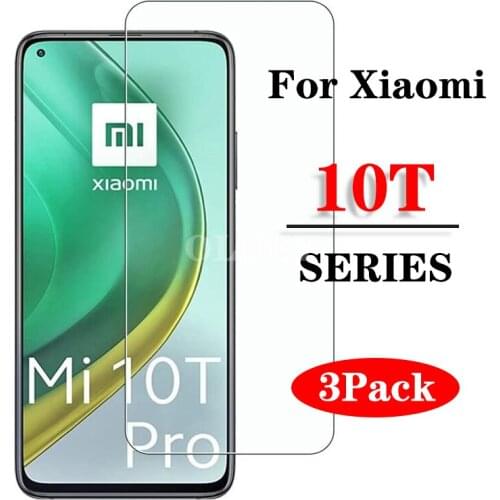 3Pack Screenprotector for xiaomi mi 10t pro lite 10 t Screen Protector Case Protection for xiaomi 10tpro 10tlite xiao mi10t glas