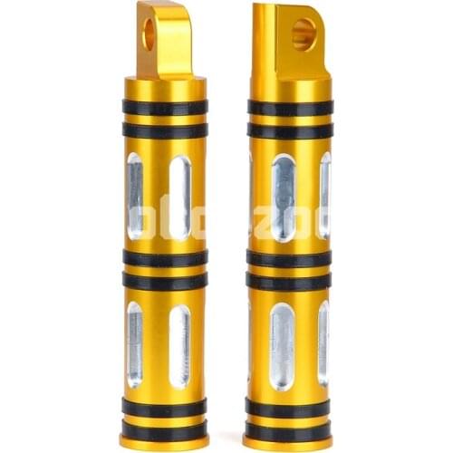 1 Pair Motorcycle Foot Pegs CNC Cut Front & Rear Foot Pegs Foot Rests Compatibility For Sportster Dyna Softail Iron XL 883 1200