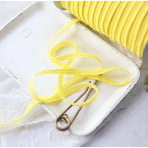 10 Meters Yellow Lace Sewing Ribbon Guipure Lace Trim Applique DIY Craft Garment Accessories