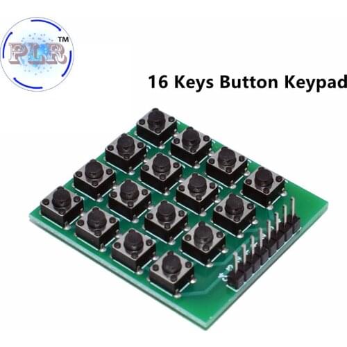 10PCS 8pin 4*4 4x4 Matrix 16 Keypad Keyboard Breadboard Module 16 Button Mcu for arduino Diy Starter Kit
