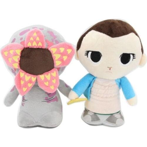 2Pieces/Lot 18-20cm Stranger Things Eleven with Eggo Demogorgon Plush Toy