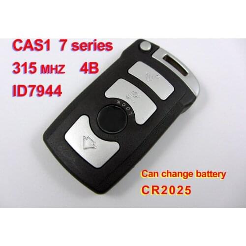 4 Button CAS1 smart remote key for BMW 7series 315MHZ With ID7944 chip(For E65 E66)