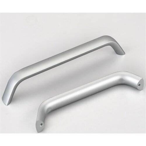 Aluminum Handle Modern Minimalist Cupboard Wardrobe Light Luxury Kitchen Furniture Drawer Handle Solid Black