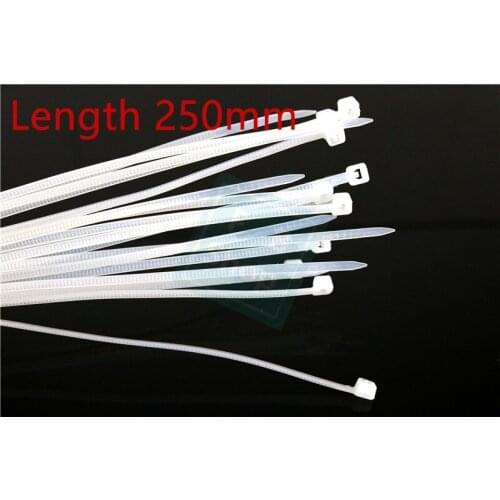 Free shipping 250 / bag GB environmental protection nylon tie band line buckle with high temperature band 4*250mm