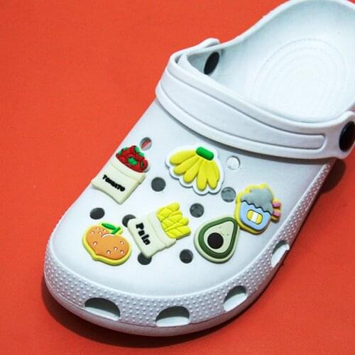 1 Piece Of Kawaii Dessert Cake Shoe Charm Shoe Accessory Decoration DIY Eristband Childrens Gift Crocodile Gibbs
