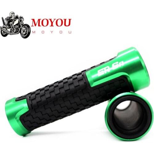 For KAWASAKI NINJA ER-6N ER 6N ER6N Motorcycle Accessories 7/8" 22mm Handlebar Grips Handle Grip Protector Handle bar
