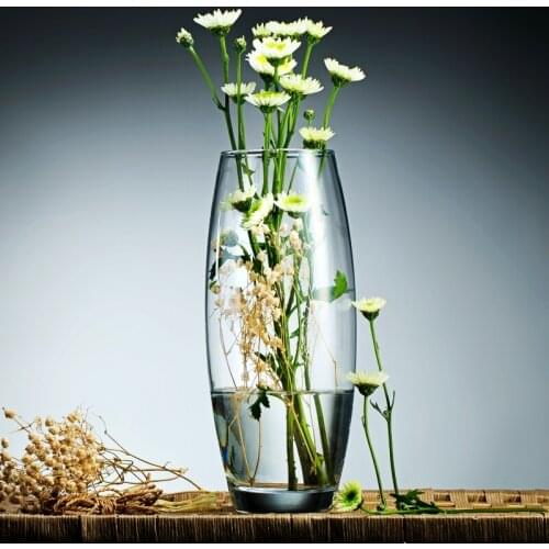 Europe glass vaseFresh and transparent glass vases decor Crafts Tabletop flower pot Hydroponics terrarium wedding decoration