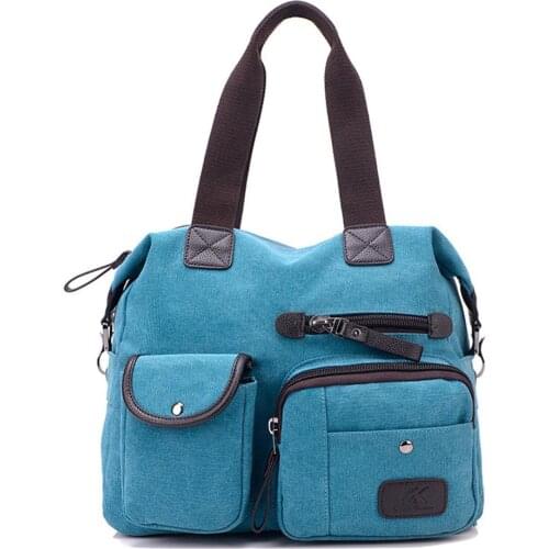 Vintage Style Canvas Tote Shoulder Bags Women Crossbody bags Handbags Female Casual Travel Bag Ladies New Messenger Handbag