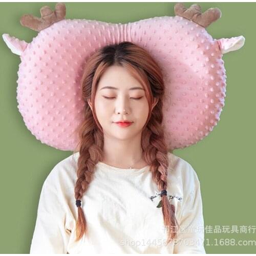 Kawaii Doudou velvet Pillows Slow Rebound Memory Foam Plush Stuffed Toy Appease Baby Sleeping Toys for Children Room Decoration